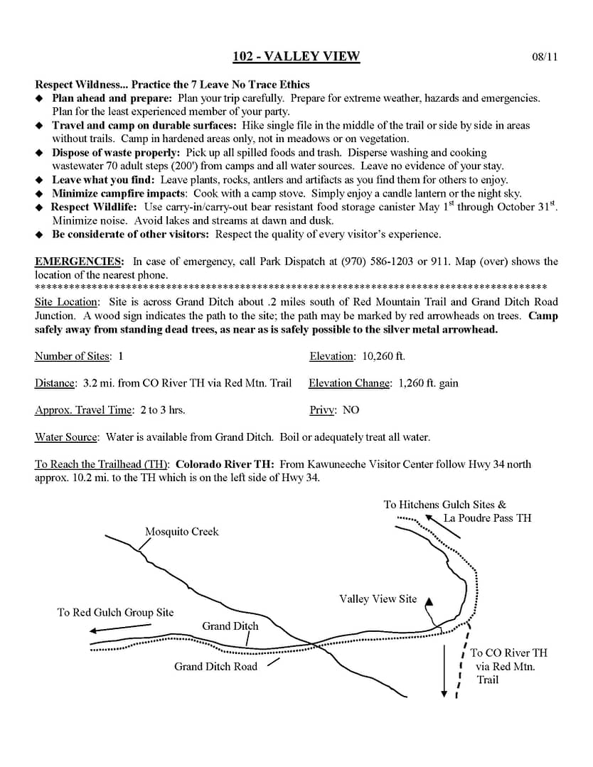 Site 102 Valley View